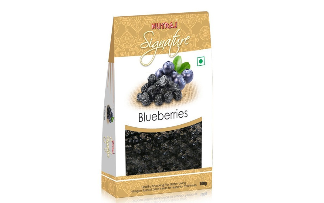 Nutraj Signature Blueberries    Pack  100 grams